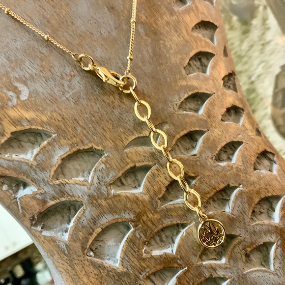 Lilly Pulitzer NECKLACE Midnight Tassel Crystal Pave BALL CHAIN NWT - Picture 6 of 16